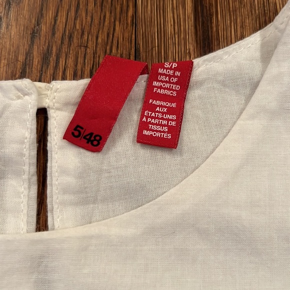 5/48 Embroidered Top Size Small - Picture 2 of 12